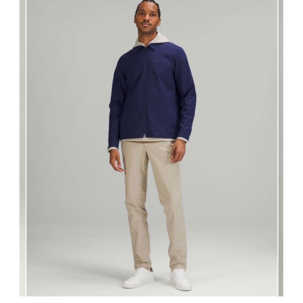 Lululemon ABC Slim-Fit Pant 36 Raw Linen Utilitech 32 Inseam Tapered Chino Mens - Picture 2 of 12